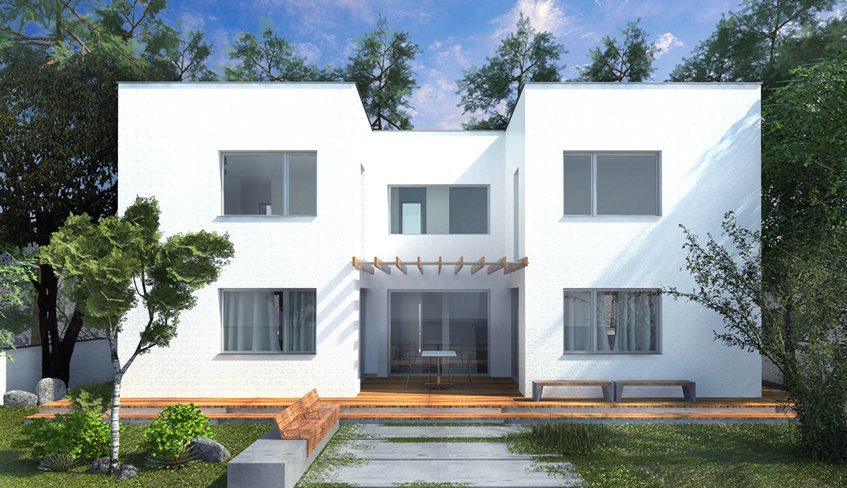 Render kuće da bi se dočarala veličina i snaga sistema za grejanje.