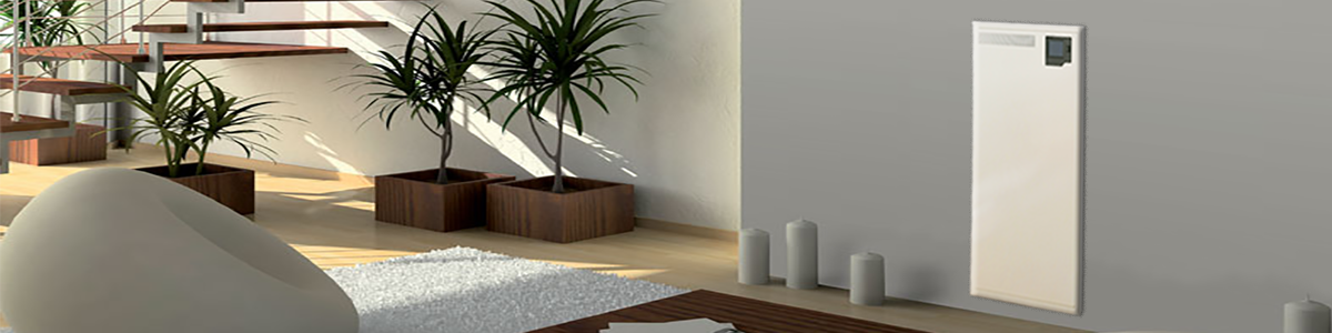 Render dnevne sobe i eCompact uzidnog kotla sa razdelinkom. Mikotermovi proizvodi su praktični a i estetski.